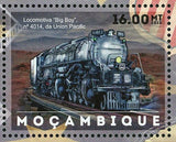 Union Pacific Stamp Railroad Trains Locomotive Big Boy No.844 S/S MNH #6090-6095