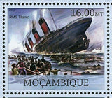 Titanic Centenary Stamp RMS Titanic Ship Birds Souvenir Sheet MNH #6014-6019