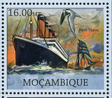 Titanic Centenary Stamp RMS Titanic Ship Birds Souvenir Sheet MNH #6014-6019