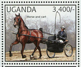 Non Motorized Vehicle Stamp Horse Cart Skateboard Paddle Boat S/S MNH #2891-2894