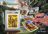 Dinosaurs Stamp Postage Stamp Iguanodon Brontosaurus S/S MNH #3131-3134