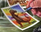Dinosaurs Stamp Postage Stamp Iguanodon Brontosaurus S/S MNH #3131-3134