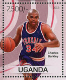 Basketball Players Stamp Scottie Pippen Michael Jordan Karl Malone S/S MNH #3085