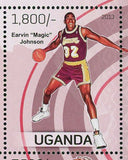 Basketball Players Stamp Scottie Pippen Michael Jordan Karl Malone S/S MNH #3085