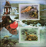 Galapagos Islands Stamp Fauna Fregata Minor Chelonoidis Nigra S/S MNH #4836-4837
