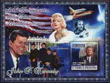 J. F. Kennedy Stamp The Beatles Neil Armstrong Marilyn Monroe S/S MNH #2959