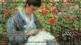 Claude Monet Stamp Camille Monet Et Un Enfant Dans Le Jardin S/S MNH #3461
