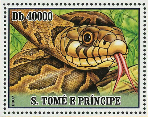 Snakes Stamp Eggs Nest Reptiles Serpent Souvenir Sheet MNH #3048 / Bl.593
