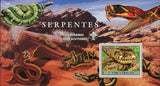 Snakes Stamp Eggs Nest Reptiles Serpent Souvenir Sheet MNH #3048 / Bl.593