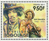 Famous Musicians Stamp Fats Domino Jimi Hendrix Bob Marley S/S MNH #4285-4287