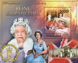 Queen Elizabeth Stamp 60th Year Coronation Queen Elizabeth II S/S MNH #4256