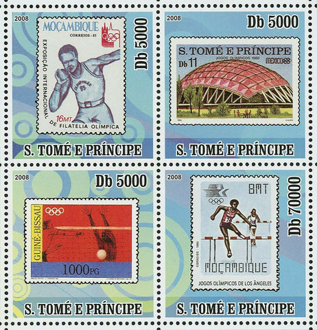 Olympic Games on Stamps Volleyball Boxing Mexico Race S/S MNH #3468-3471