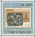 Olympic Games on Stamps Taekwondo Equestrian Skiing Volleyball S/S MNH #3464-346