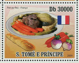 Gastronomy Stamp Tacos Lutefisk Kimchi Pelmeni Pot-au-feu S/S MNH #4180-4184