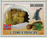 Gastronomy Stamp Tacos Lutefisk Kimchi Pelmeni Pot-au-feu S/S MNH #4180-4184