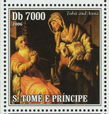 Paintings of Rembrandt Stamp The Apostle Paul in Prison S/S MNH #2812-2815