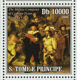 Paintings of Rembrandt Stamp The Apostle Paul in Prison S/S MNH #2812-2815