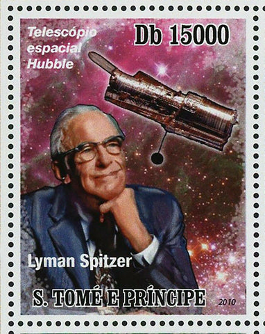 Hubble Telescope Stamp Lyman Spitzer Souvenir Sheet MNH #4536-4541