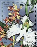 Orchids Stamp Ansellia Africana Habenaria Radiata S/S MNH #4828-4829 / Bl.827