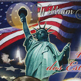 42nd American President Stamp Clinton Pope John Paul II Yeltsin S/S MNH #2963