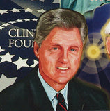 42nd American President Stamp Clinton Pope John Paul II Yeltsin S/S MNH #2963