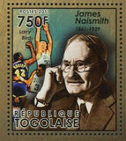 James Naismith Stamp Michael Jordan Basketball Invention S/S MNH #4024-4027