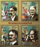 James Naismith Stamp Michael Jordan Basketball Invention S/S MNH #4024-4027