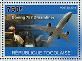 Airliners Stamp Airbus A350 Concorde Boeing 787 Airplane S/S MNH #3724-3727