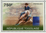 Equine Sports Stamp Horses Rodeo Polo Horse Racing Jumping S/S MNH #3634-3637