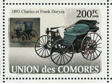 First Cars Stamp Charles and Frank Duryea Henry Ford Haynes S/S MNH #1825-1830