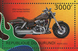 Harley Davidson Stamp CVO Fat Bob FXDFSE2 WLA Motorcycle S/S MNH #2928-2931