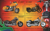 Harley Davidson Stamp CVO Fat Bob FXDFSE2 WLA Motorcycle S/S MNH #2928-2931