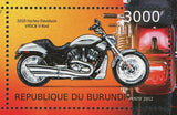 Harley Davidson Stamp CVO Fat Bob FXDFSE2 WLA Motorcycle S/S MNH #2928-2931