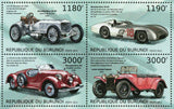 The Invention Of The Automobile Stamp Mercedes-Benz 120 HP S/S MNH #2888-2891