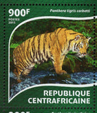 Tigers Stamp Panthera Tigris Sumatrae Altaica Corbetti S/S MNH #5445-5448