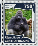 Gorillas Stamp Gorilla Wild Animal Souvenir Sheet MNH #5950-5953