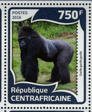 Gorillas Stamp Gorilla Wild Animal Souvenir Sheet MNH #5950-5953