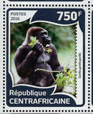Gorillas Stamp Gorilla Wild Animal Souvenir Sheet MNH #5950-5953