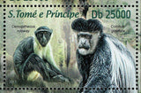 Primates Stamp Papio Anubis Cercopithecus Neglectus S/S MNH #5140-5143
