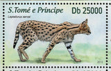 African Big Wild Cats Stamp Leptailurus Serval Panthera Leo S/S MNH #5132-5135