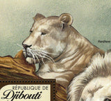 Lions Stamp Panthera Leo Senegalensis S/S MNH #903 / Bl.183