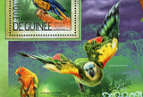 Parrots Stamp Ara Ararauna Aratinga Solstitialis S/S MNH #10358 / Bl.2364