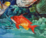 Fish Stamp Chaetodon Auriga Aetobatus Narinari S/S MNH #4872 / Bl. 639