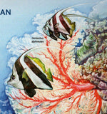 Fish Stamp Chaetodon Auriga Aetobatus Narinari S/S MNH #4872 / Bl. 639