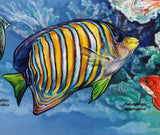 Fish Stamp Chaetodon Auriga Aetobatus Narinari S/S MNH #4872 / Bl. 639