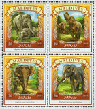 Asian Elephant Stamp Elephas Maximus Sumatranus Souvenir Sheet MNH #5901-5904