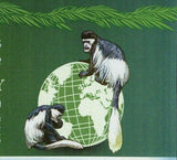 Monkey Stamp Colobus Angolensis Wild Animal S/S MNH #5935 / Bl.847