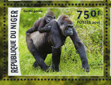 Gorillas Stamp Gorilla Gorilla Wild Animal Souvenir Sheet MNH #4162-4165