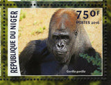 Gorillas Stamp Gorilla Gorilla Wild Animal Souvenir Sheet MNH #4162-4165