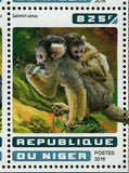 Monkeys Stamp Callicebus Personatus Leontopithecus Makikina S/S MNH #4617-4620